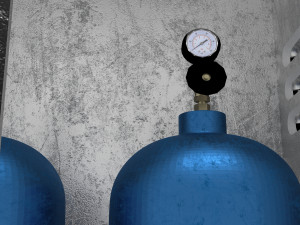 Gas Tube Cabinet 4K 3D-Modell