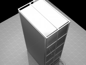 Gas Tube Cabinet 4K 3D-Modell