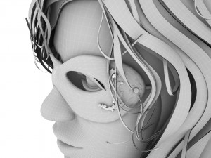 Masked Girl 4K 3D मॉडल