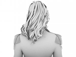 Masked Girl 4K 3D Model
