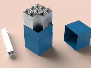 Numerator-Set 4K 3D Modell