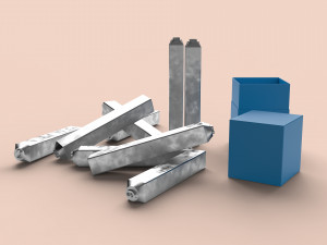 Numarator Set 4K 3D Model