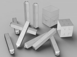Numarator Set 4K 3D Model