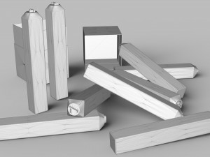 Numarator Set 4K 3D Model