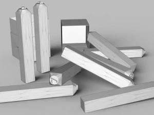 Numerator-Set 4K 3D Modell