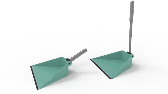 Telescopic Dustpan 4K 3D 模型 .c4d .max .obj .3ds .fbx .stl .blend 