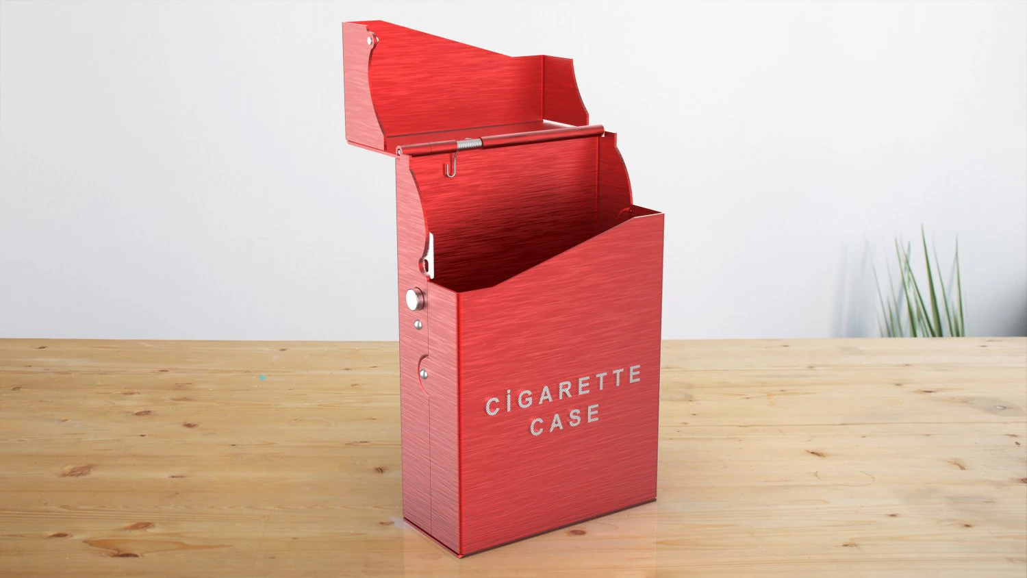 Cigarette Case 3D Model .c4d .max .obj .3ds .fbx .stl .blend 