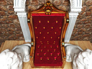 King Throne 9 3D Model