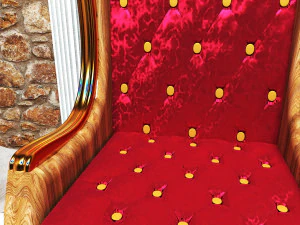 King Throne 9 3D Model
