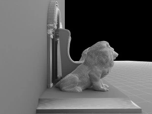 King Throne 9 3D Model