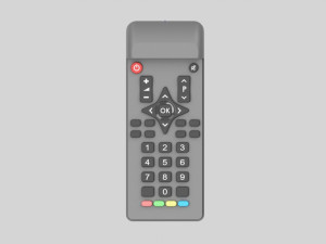 Mini Remote Control 4K 3D Модель