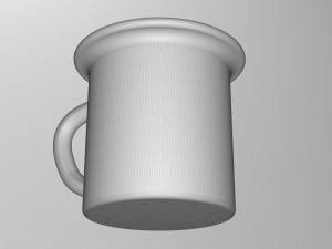 Lucky Coffee Cup 4K 3D Model