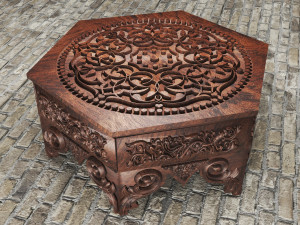 Anatolian Style Coffee Table 4K Model 3D