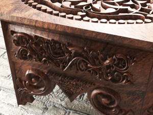 Anatolian Style Coffee Table 4K Model 3D