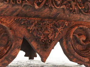 Anatolian Style Coffee Table 3D Model