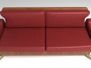 Leather Sofa 4K 3Dモデル