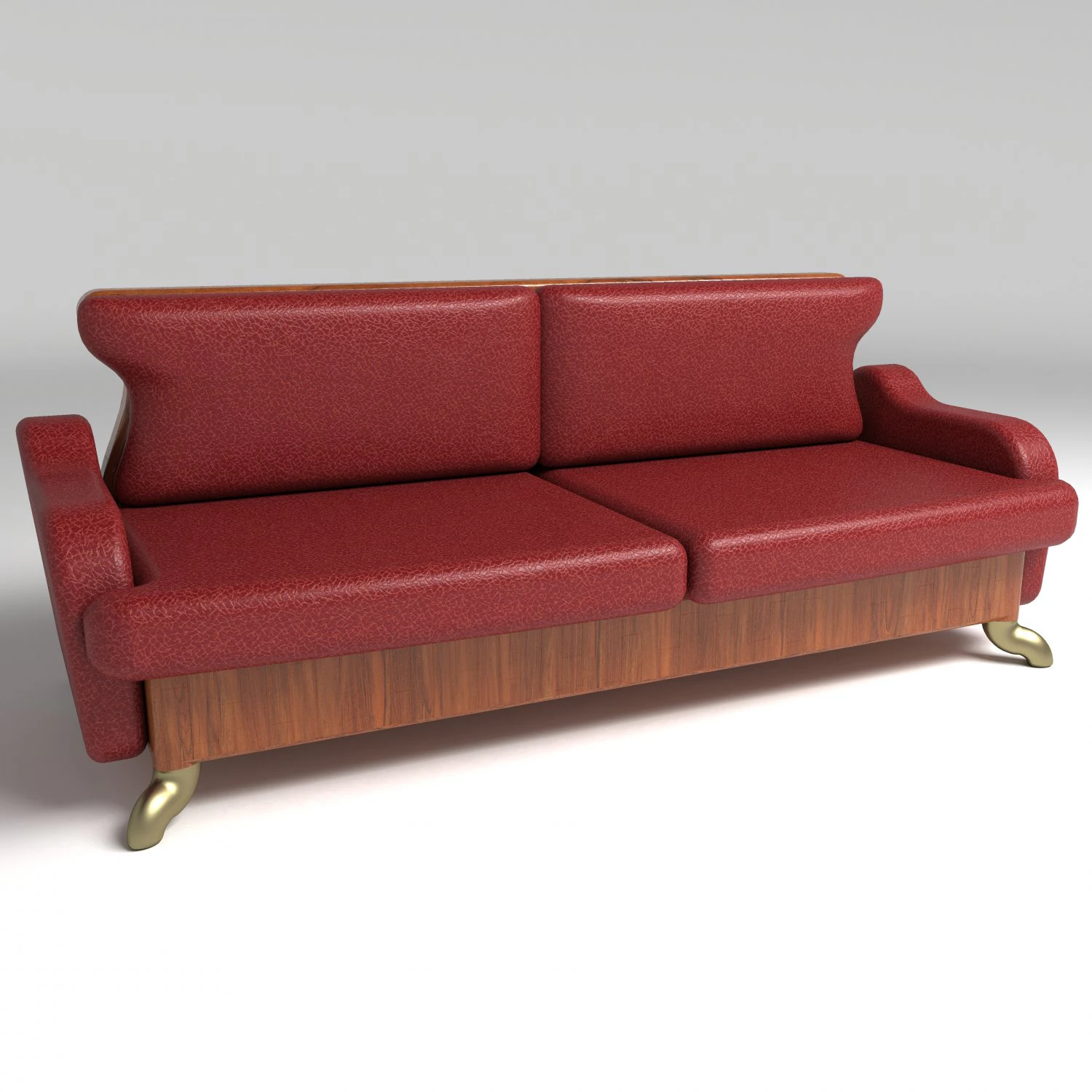Leather Sofa 4K 3D Model .c4d .max .obj .3ds .fbx .stl .blend 