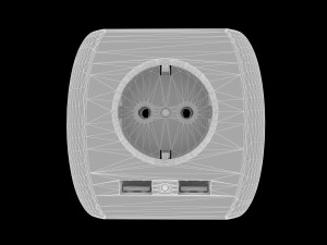 USB Wall Plug 3D 模型