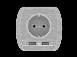 USB Wall Plug 3D Model