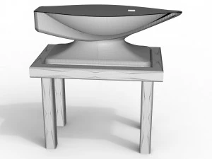 Blacksmith Anvil 3D Model