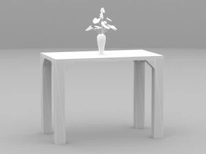 Wood Table 3D Model