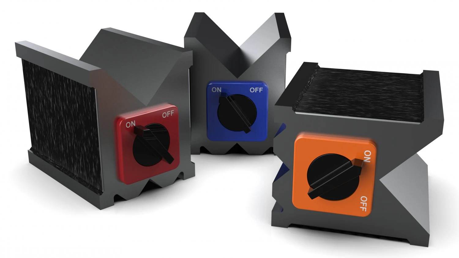 Magnetic Block 4K 3D Model .c4d .max .obj .3ds .fbx .stl .blend