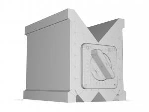 Magnetic Block 4K 3D Model