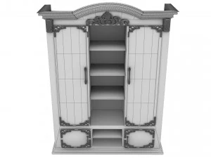 Silverware Cabinet 3D Model