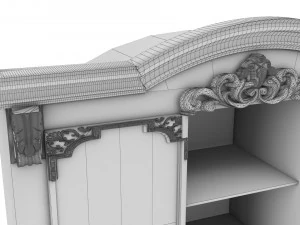 Silverware Cabinet 3D Model