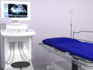 Ultrasound Room 4 - 4K 3D Model