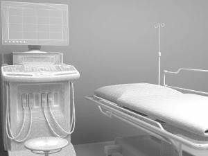 Ultrasound Room 4 - 4K 3D Model