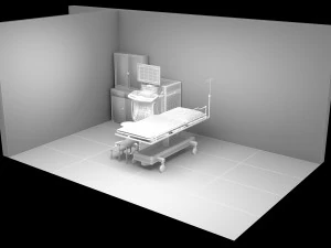 Ultrasound Room 4 - 4K 3D Model