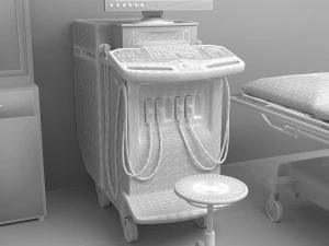 Ultrasound Room 4 - 4K 3D Model