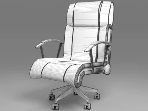 Executive Chair 3 - 4K 3D Model