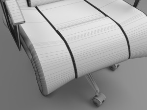 Executive Chair 3 - 4K Modèle 3D