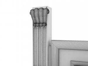 Wooden Sofa 4K 3D Model