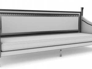 Wooden Sofa 4K 3D Model