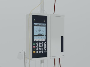 Intensive Care Bed 6 - 4K 3D-Modell