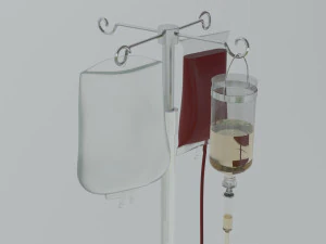 Intensive Care Bed 6 - 4K 3D Model