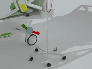 Intensive Care Bed 6 - 4K 3D Model