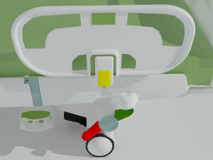 Intensive Care Bed 6 - 4K 3D Model
