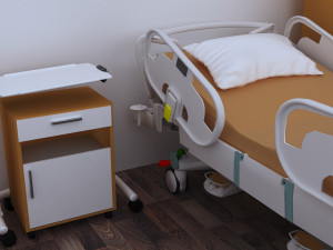 Hospital Ward 6 - 4K 3D 模型