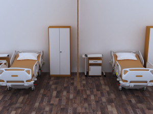 Hospital Ward 6 - 4K 3D 模型