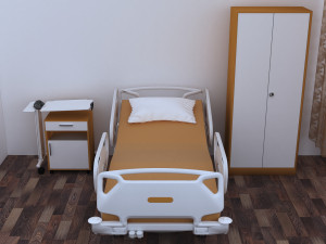 Hospital Ward 6 - 4K 3D 模型