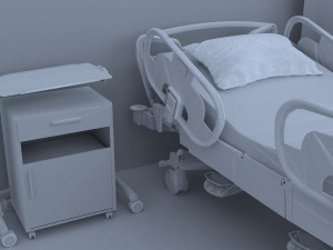 Hospital Ward 6 - 4K 3D 模型