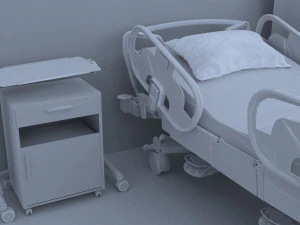Hospital Ward 6 - 4K 3D Model