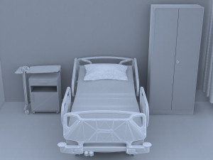 Hospital Ward 6 - 4K 3D 模型