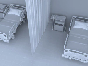 Hospital Ward 6 - 4K 3D Model