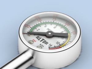 Pressure Gauge 4K 3D मॉडल