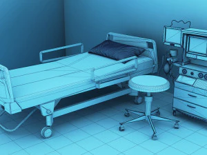 Dialysis Unit 3D Model
